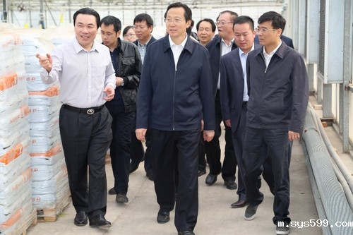 农业部部长韩长赋考察常务副会长单位天通泰投资集团