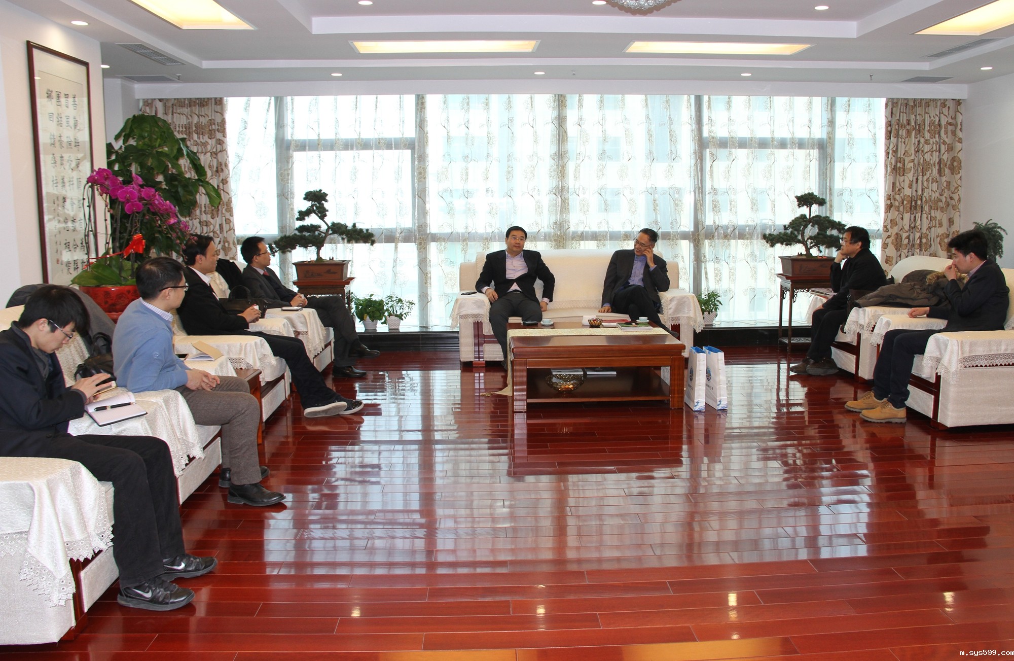 中国科协决策咨询委员会主任齐让一行莅临bv伟德中文网考察指导