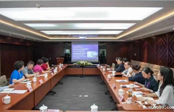 北京市朝阳区政协主席谢莹一行莅临常务副会长苏忠企业单位考察指导