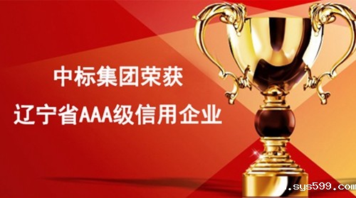 常务副会长陈晓东企业单位中标集团荣获“辽宁省AAA级信用企业”称号