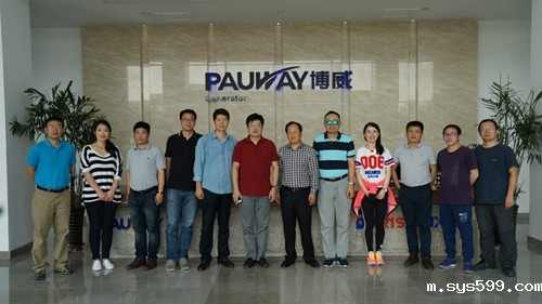 中国内燃发电设备行业协会一行到常务副会长刘浩企业单位博威动力考察