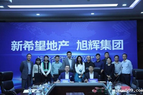 常务副会长林伟企业单位旭辉集团与新希望地产签订战略合作协议