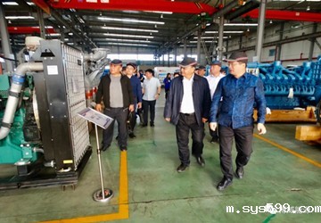 天津市北辰区常务副区长高平武一行参观调研总商会常务副会长刘浩企业博威能源天津公司