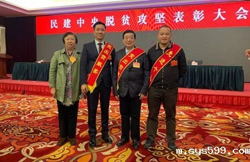 bv伟德中文网常务副会长、福建新东湖投资有限公司董事长陈国平获“民建脱贫攻坚突出贡献奖”